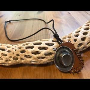 Bundle me! Leather Necklace Cowboy Hat 🤠